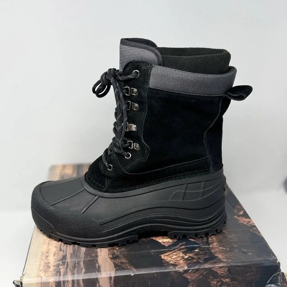 NORTIV 8 Terrex-2M Men’s Snow Boots Black US 9 3M Thinsulate STORE MODEL